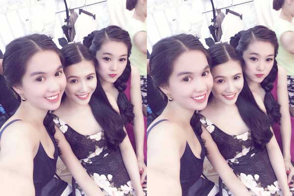 Ngọc Trinh và dàn người mẫu đã được khá nhiều sau scandal đình đám đó.