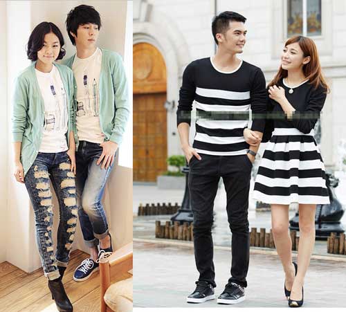Những bộ đồ đôi lãng mạn cho mùa thu tình yêu