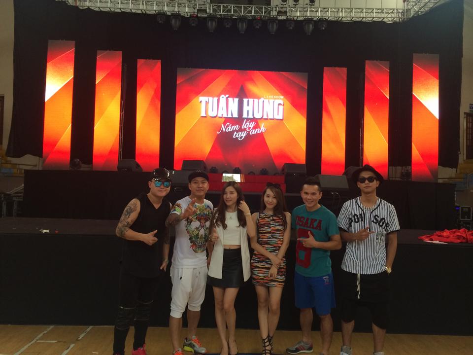 Tuấn Hưng chuẩn bị một show diễn nhỏ tại Hải Dương.