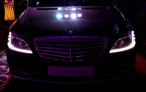 Giáng My bảo chị thích màu nâu của chiếc xe và cũng chọn màu nâu làm màu cho nội thất.