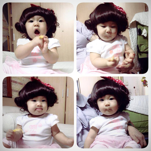 Tóc mới đó.