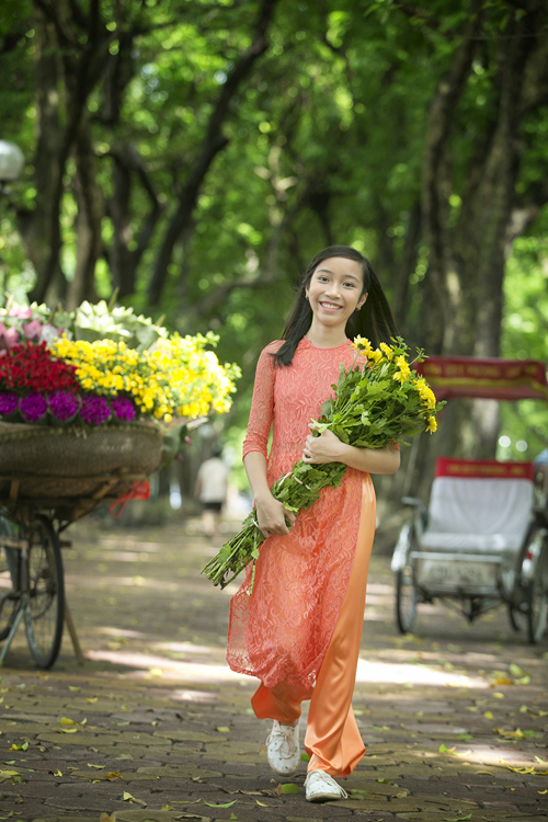 Ra dáng thiếu nữ rồi nhé!