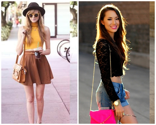 Muôn kiểu mix đồ với croptop khoe eo thon đón thu