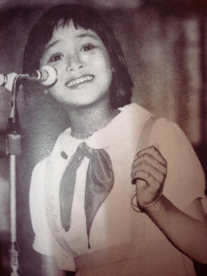 Nhà Báo Chu Minh vũ khoe bức ảnh diva Thanh Lam ngày còn bé với khuôn mặt không khác nhiều so với bay giờ.