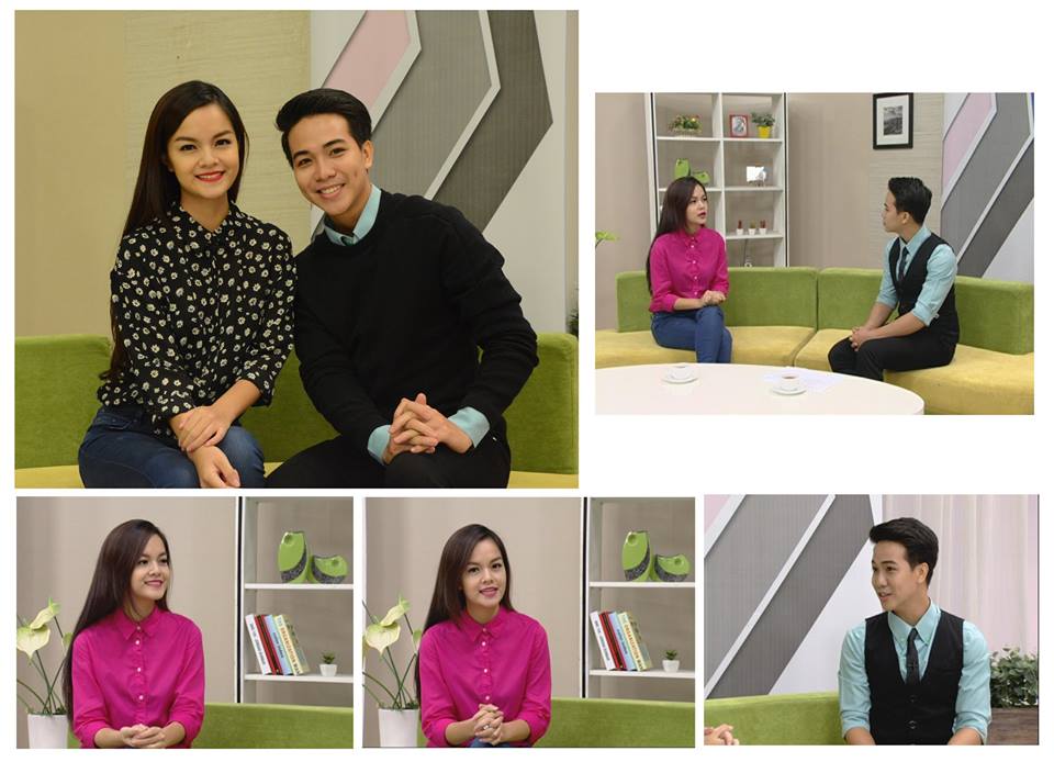 Phạm Quỳnh Anh trẻ trung làm khách mời của một talk show của HTV7.
