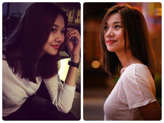 Thanh Hằng so sánh : Hình bên trái là bây giờHình bên phải cách đây hơn 4 năm.Có khác gì không ta.
