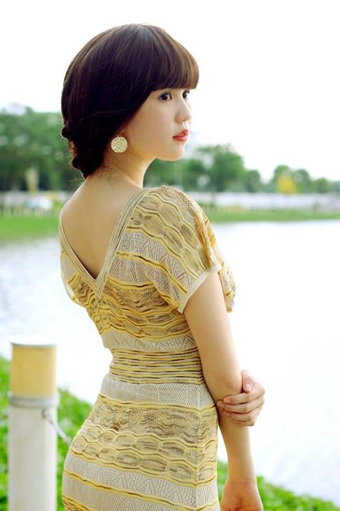 Những người yêu mến Ngọc Trinh luôn trông đợi hình ảnh này của cô.