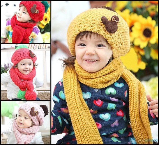 Bạn có muốn sắm cho bé nhà mình những chiếc khăn đáng yêu như vậy không?