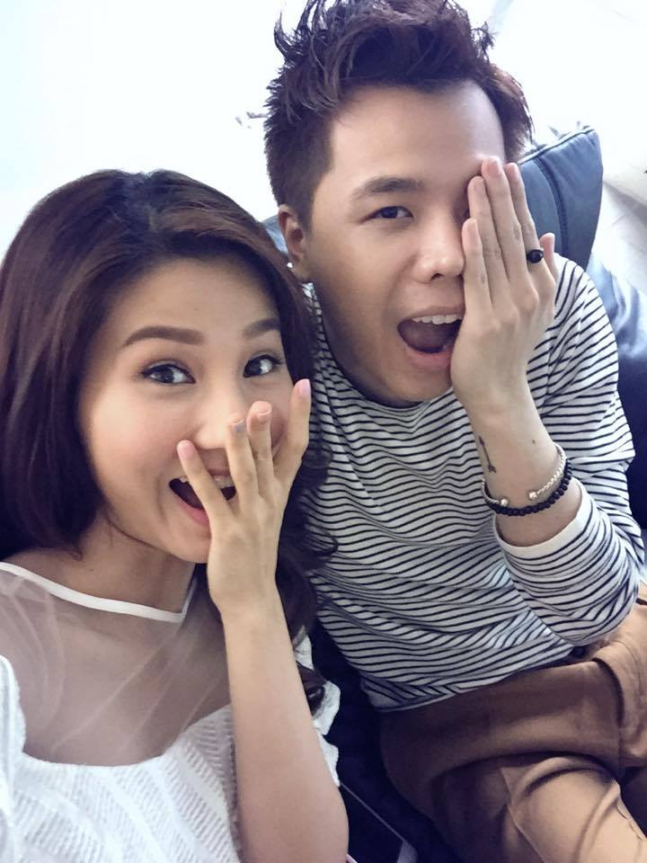 Diễm My và Trịnh Thănh Bình cùng làm mặt xấu. Ngoài đời, Diễm My và Trịnh Thăng Bình là anh em thân thiết.