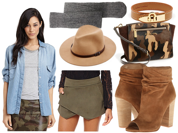 Một số phụ kiện không thể thiếu được khi diện denim dạo phố: bốt da lộn, mũ cao bồi, túi đeo chéo họa tiết ấn tượng...