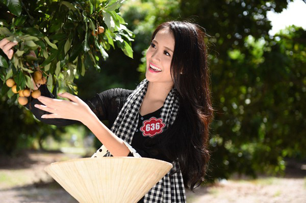 Người mẫu Trương Mỹ Nhân cũng là một gương mặt sáng giá.