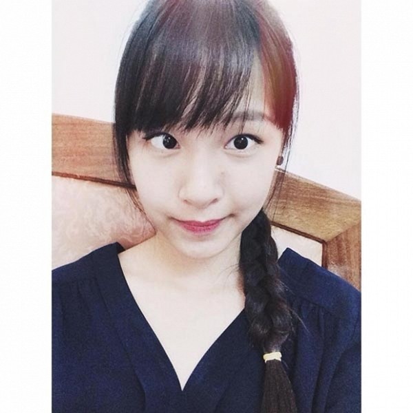 Nữ du học sinh Việt Nam tại Nhật - cô bạn Lê Hương Thảo - cũng có những kiểu ảnh làm mắt lác vô cùng đáng yêu.