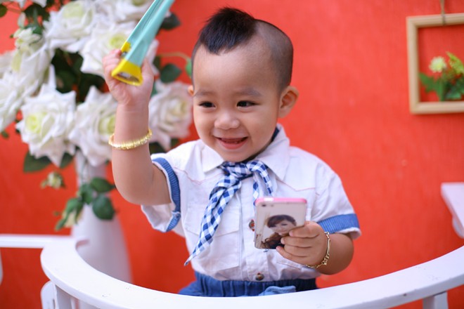 Không kém phần nghịch ngợm nhé!
