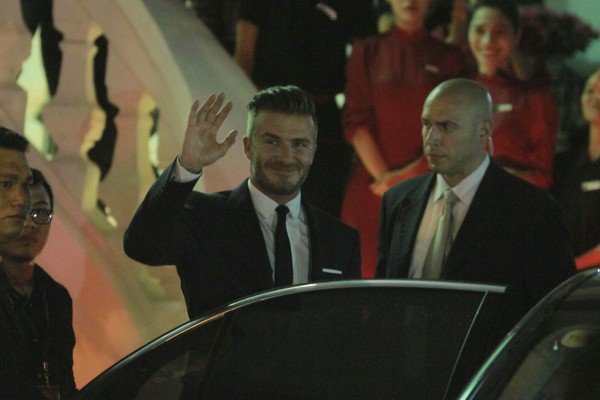 Dù ở đâu Beckham vẫn luôn là một quý ông lịch lãm. thường