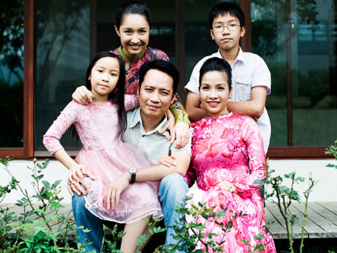 Gia đình tuyệt vời của Mỹ Linh mà ai cũng ngưỡng mộ.
