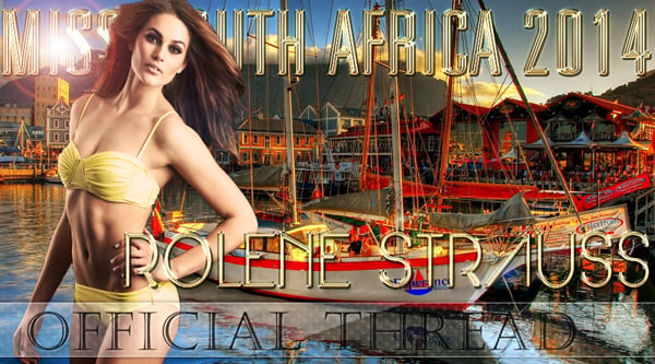 Trong dàn thí sinh của châu Phi tại Hoa hậu Thế giới 2014, người đẹp Nam Phi - Rolene Strauss, được đánh giá cao nhất.