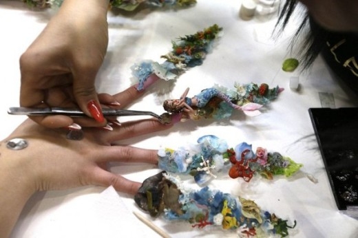 Đại hội trang trí móng tay thế giới Nailympics 2014 diễn ra rất sôi nổi tại Ý...