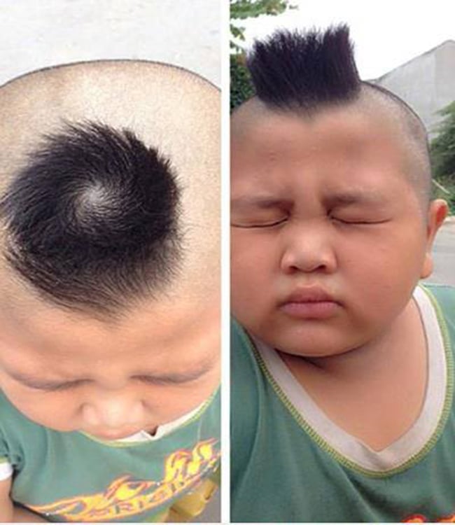 Cơn lốc xoáy ngay trên đỉnh đầu.