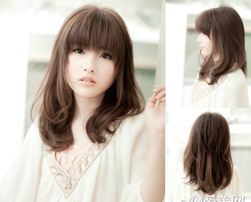 Mái ngố giúp tóc đẹp hơn.