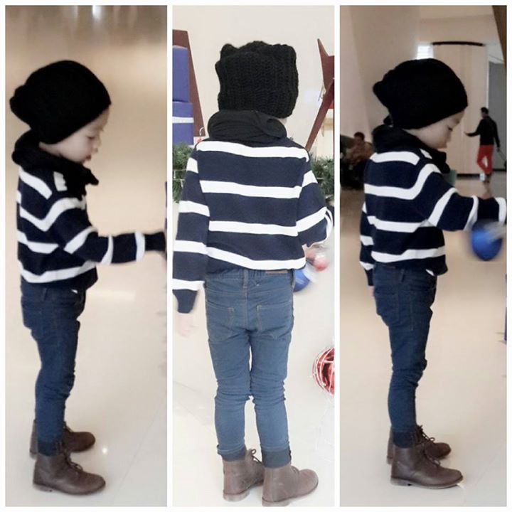 Trang phục ra phố của Subeo được nhiều người ngưỡng mộ vì đơn giản nhưng không kém phần thu hút. Bên cạnh đó, cậu nhóc này cũng sở hữu bộ sưu tập giày dép khá 'đồ sộ'.