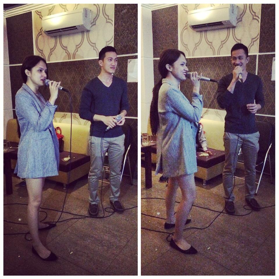 Hương Giang Idol và người yêu đi hát karaoke.