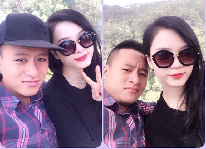 Huy Toàn - Bảo Trân. Tân binh Huy Toàn của đội tuyển Việt Nam khiến nhiều người phải ghen tị vì nhan sắc đằm thắm của người bạn gái Bảo Trân.