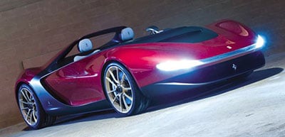 Ferrari Convertibles. Chiếc LWB California được sản xuất năm 1958-1960. Chiếc xe thứ hai, SWB, ngắn hơn, được sản xuất năm 1960.
