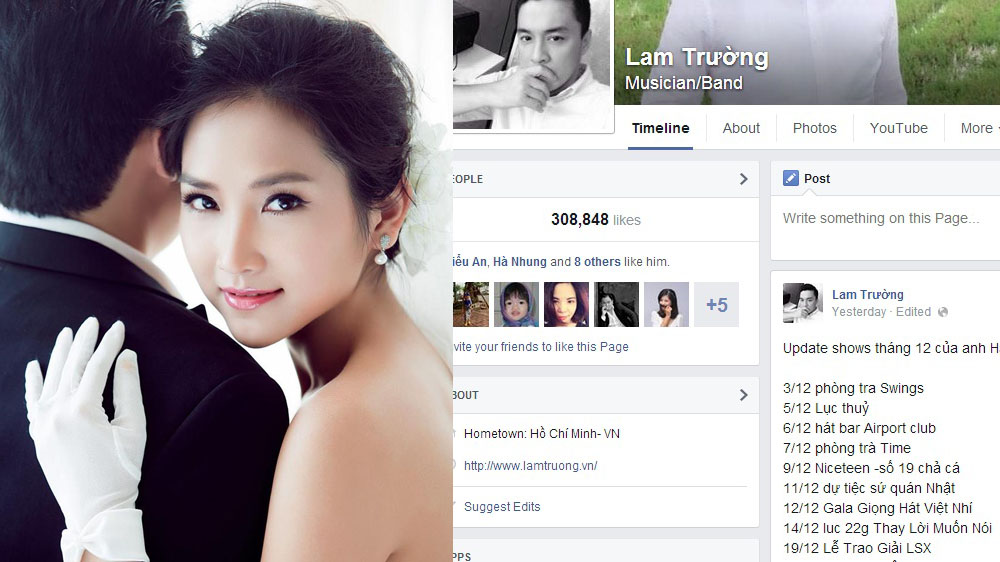 Lam Trường không có trăng mật với vợ trẻ?