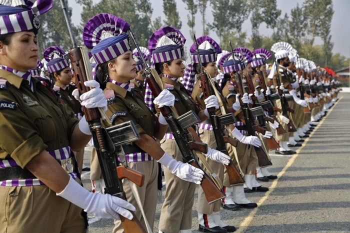 Nữ cảnh sát Jammu và Kashmir.