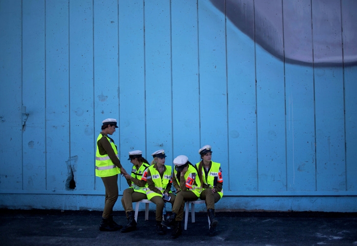 Nữ cảnh sát Israel.