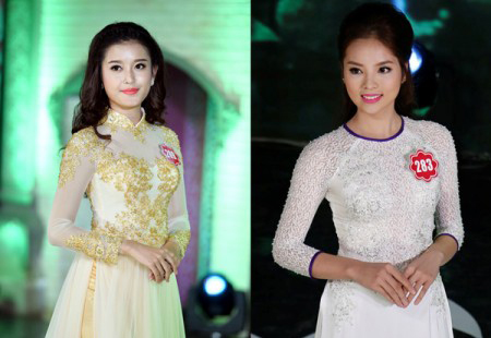 Nhan sắc hai người đẹp quả là một chín một mười.