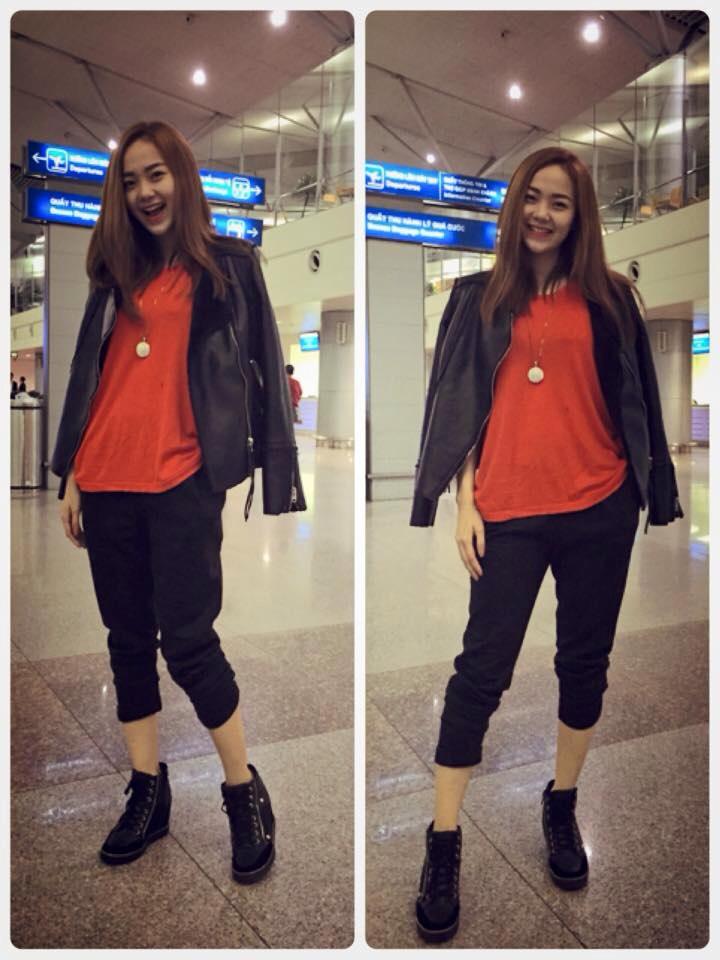 Một kiểu mix đồ bụi bặm, đơn giản mà siêu 'cute'