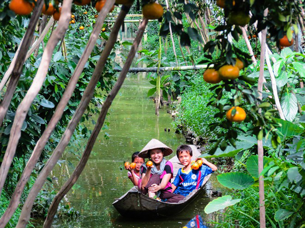 Được đắm mình trong không gian yên bình của những khu vườn trĩu quả là trải nghiệm hết sức nên thơ với nhiều người.