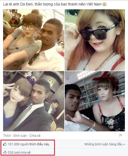 Những hình ảnh trên trang cá nhân của cặp đôi trẻ.