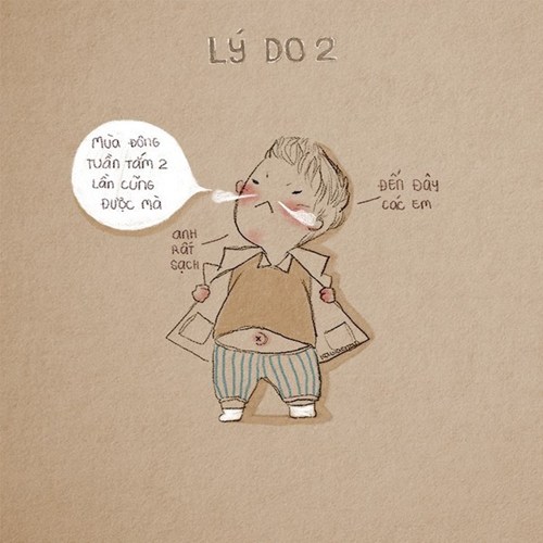 Lười biếng, vệ sinh cá nhân cũng bị ảnh hưởng... nhưng vì sợ bị chê bẩn nên các bạn trẻ vẫn thường có những cách chống chế, bao biện riêng cho mình.