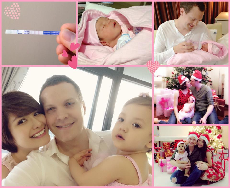 Chồng Bích Huyền là một người đàn ông rất đảm đang.