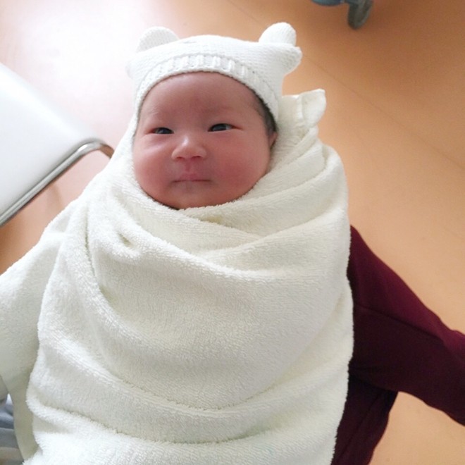 Cô cong chúa nhỏ nhà Lý Hải trông rất đáng yêu.