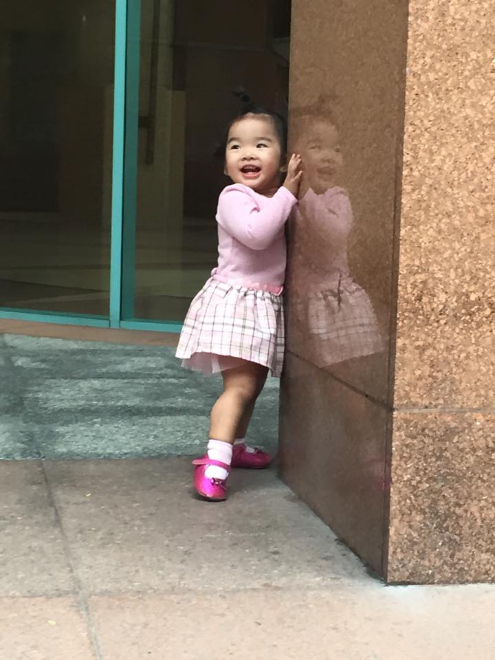 Những biểu cảm đáng yêu của bé.