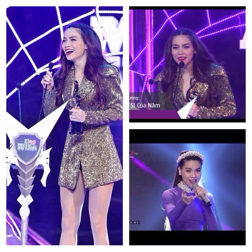 Hồ Hà gợi cảm nhận giải Nghệ sĩ của năm của Zing Music Awards 2014.
