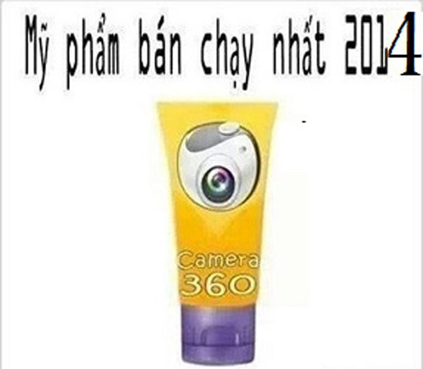 Camera 360 là... mỹ phẩm bán chạy nhất 2014?