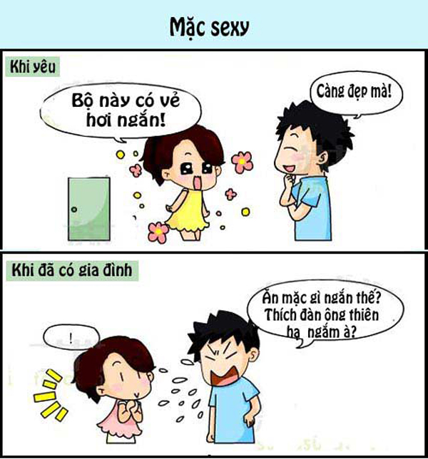Lấy chồng đồng nghĩa với việc chị em phụ nữ phải nói lời tạm biệt với những bộ cánh sexy.