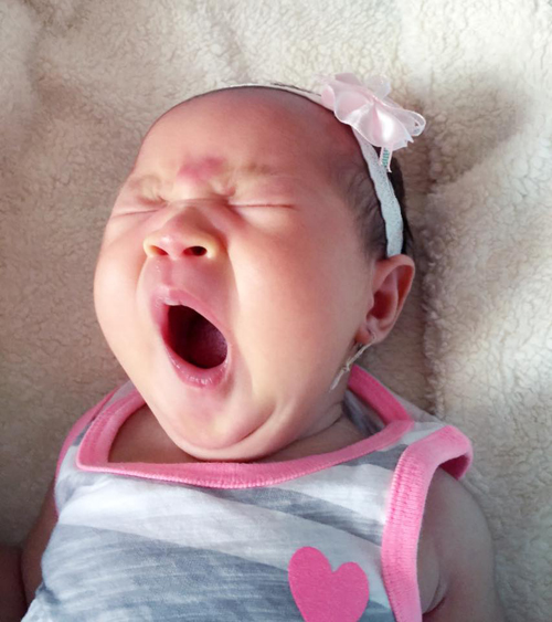 Sunny giống hệt anh trai Rio và chị gái Cherry khi mới chào đời.