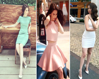 Sành điệu thời trang công sở màu pastel như Ngọc Trinh