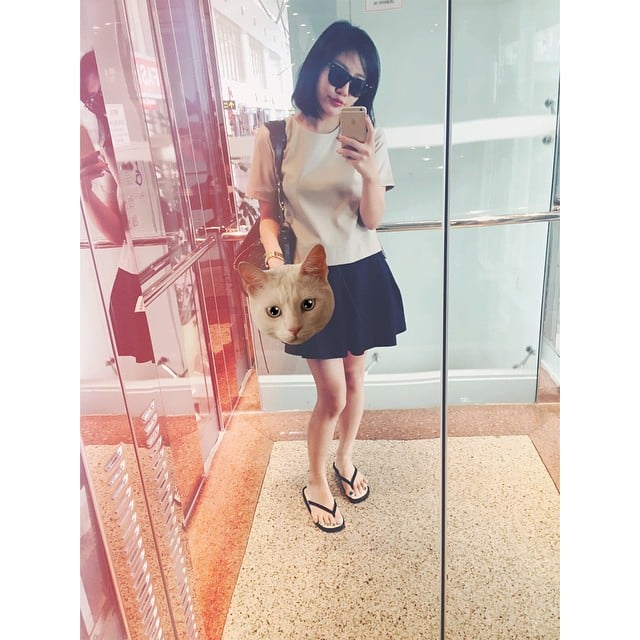 Văn Mai Hương trở lại Sài Gòn sau khi về Hà Nội thăm nhà.