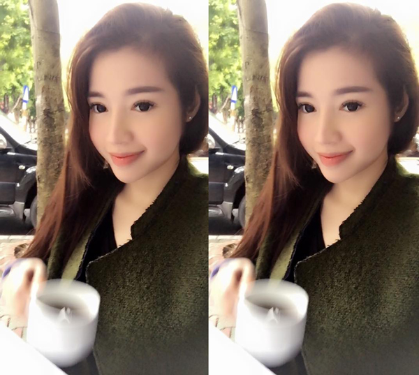 Cô 'trốn' con gái để đi cafe buổi sáng.