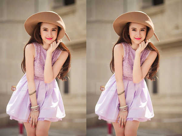 Không ít người phải xuýt xoa khi chứng kiến Angela Phương Trinh ngoài đời thưc còn đẹp hơn trên màn ảnh.