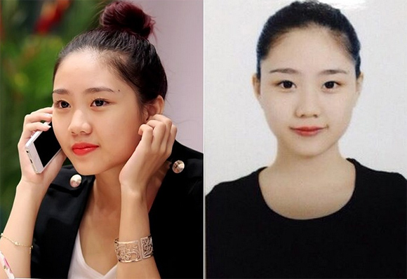 Miss Teen Thu Trang lại khoe vầng trán cao và ánh mắt thông minh, thân thiện trên ảnh thẻ của mình.