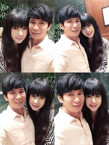Vợ chồng Lý Hải gặp nhau ca gần một tháng anh đi làm phim tận Gia Lai.