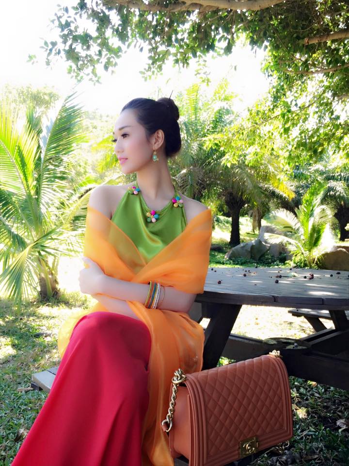 Khánh My đẹp với tạo hình cổ trang trong phim mới.