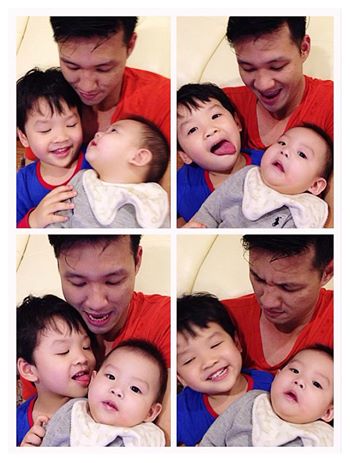 Đan Lê cảm thấy bình yên và hạnh phúc bên chồng con.